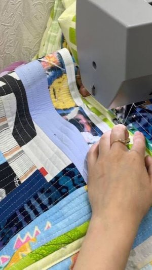 Как сделать красочное одеяло из обрезков!