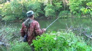 На поплавок в проводку на малой реке - красота! и рыба есть!