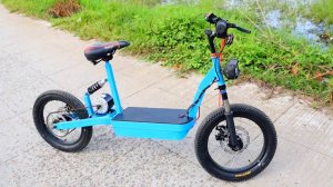 Самодельный электросамокат на 350 Вт