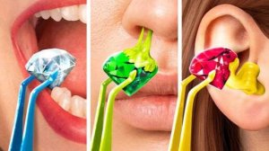 Преображение с помощью гаджетов из Тик-Тока _ Девушка Бриллиант vs Изумруд vs Рубин