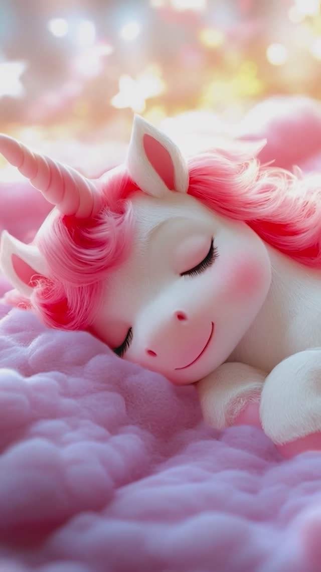 4K Колыбельная Музыка для Детей | Спокойный Сон и Волшебная Атмосфера Единорога 🎶🦄🎶