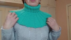 🔥 Манишка спицами💥как связать простую манишку💥.