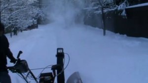 Снегоуборщик Craftsman-обзор,показ в работе