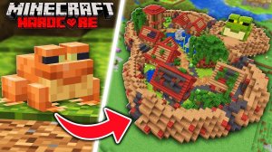 Я построил ДЕРЕВНЮ ЛЯГУШЕК в Майнкрафт Хардкор