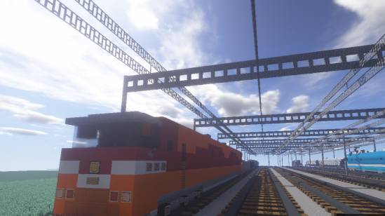 железная дорога в майнкрафт