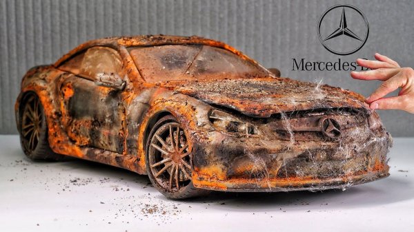 MERCEDES SL65 AMG РЕСТАВРАЦИЯ МОДЕЛЬКИ АВТО