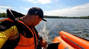 Лодка 420 с мотором 15 л.с. на 11 винте