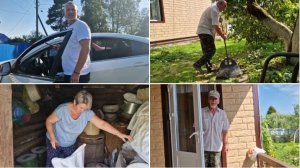 ПРОВОДИЛИ ЮРУ, ПЕРЕСЫПАЛИ ЗЕРНО, СЪЕЗДИЛИ В ГОРОД.