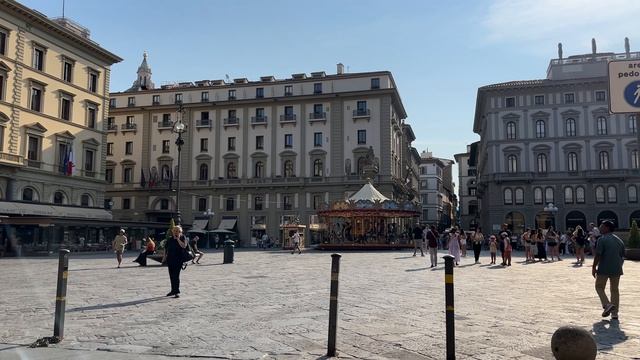 Италия🇮🇹[4К] Флоренция-Тоскана, красивый город, пешие прогулки по городу. смотреть онлайн