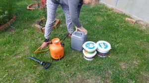 Закончила ремонт в сан.узле в хоз.блоке. Покрасила хоз.блок!