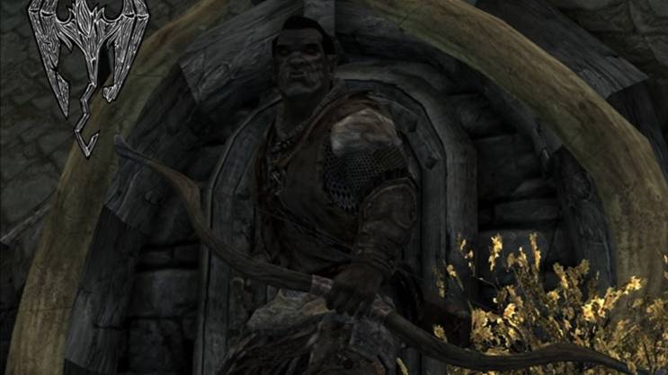 The Elder scrolls V: Skyrim. Прохождение за орка №13. Убиваем вампиров в пещере Лунный бор. смотреть онлайн