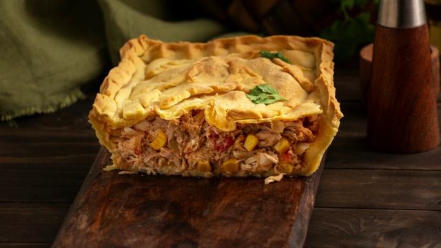 Курник с курицей и картофелем смотреть онлайн