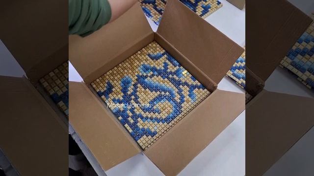 Матричное панно из мозаики 