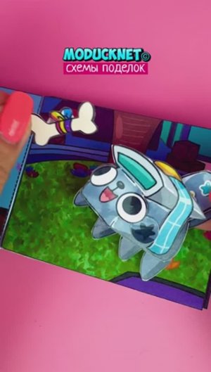 🗿 Пеббл из бумаги по схемам #модакнет #moducknet