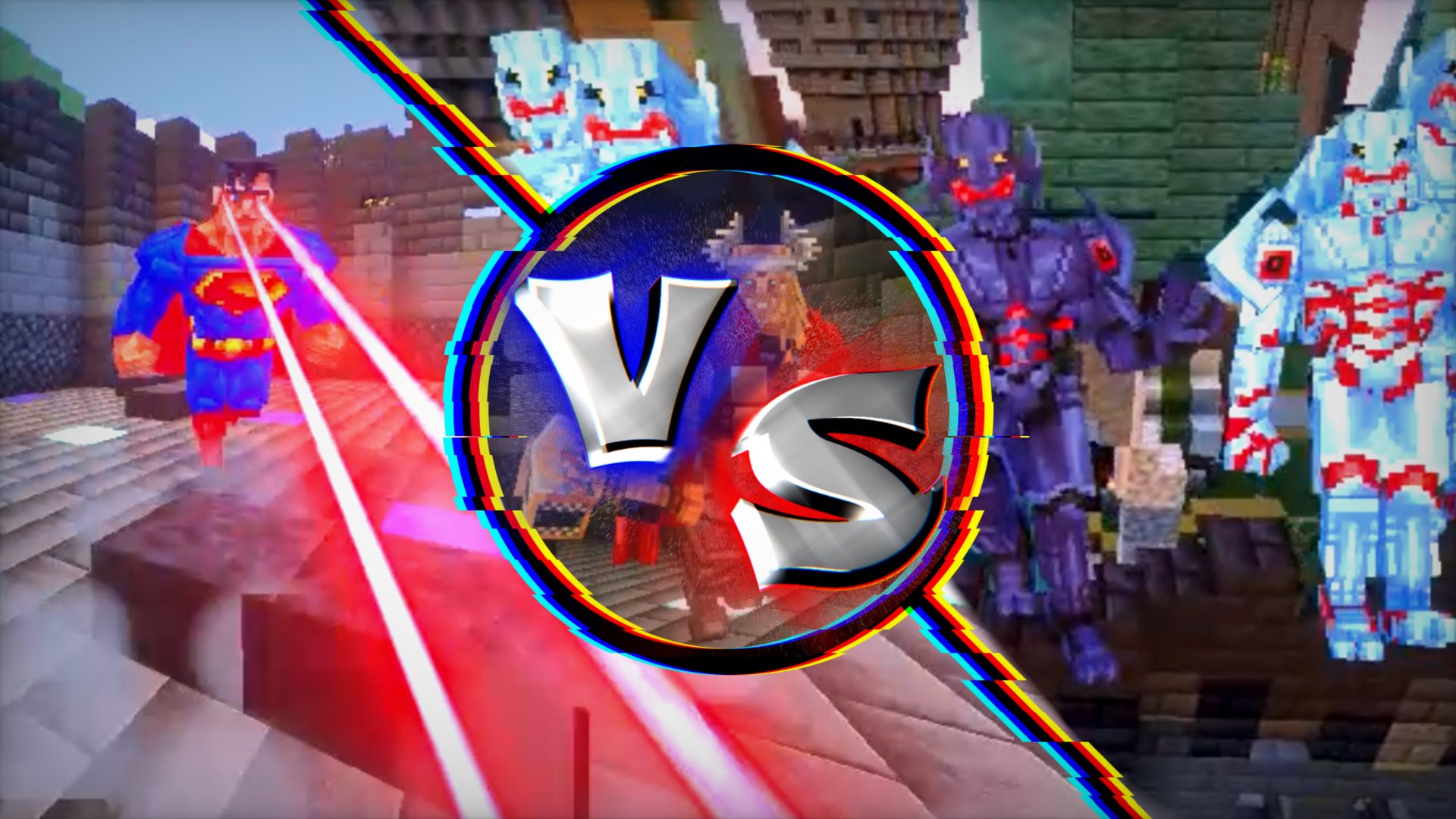 Майнкрафт, но мы стали героями и злодеями! Битва 1 на 1. Топовый мод на Супергероев