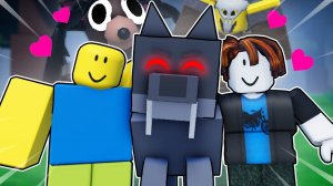 99 ночей в лесу, но альфа-волк дружелюбный! Анимация Roblox | Робуксы по ссылке в описании к видео!