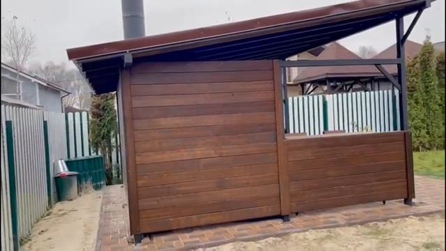 Беседка 4х4   Мангальный комплекс. Компания Bbq-zone62.ru