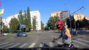 ДТП с мото в Москве+ конфликт