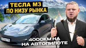 ПЕРЕГОН ЭЛЕКТРОКАРА через ПОЛ СТРАНЫ. Купил TESLA 3 PERFORMANCE. 4000км АДА