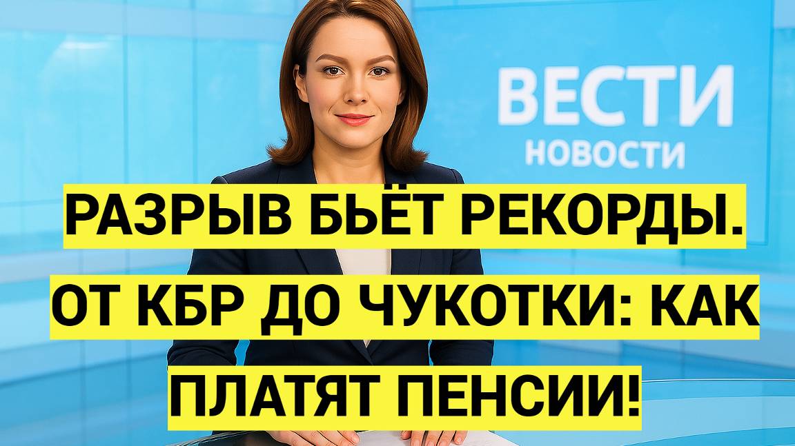 РАЗРЫВ БЬЁТ РЕКОРДЫ. ОТ КБР ДО ЧУКОТКИ: КАК ПЛАТЯТ ПЕНСИИ ЖИТЕЛЯМ РОССИИ смотреть онлайн