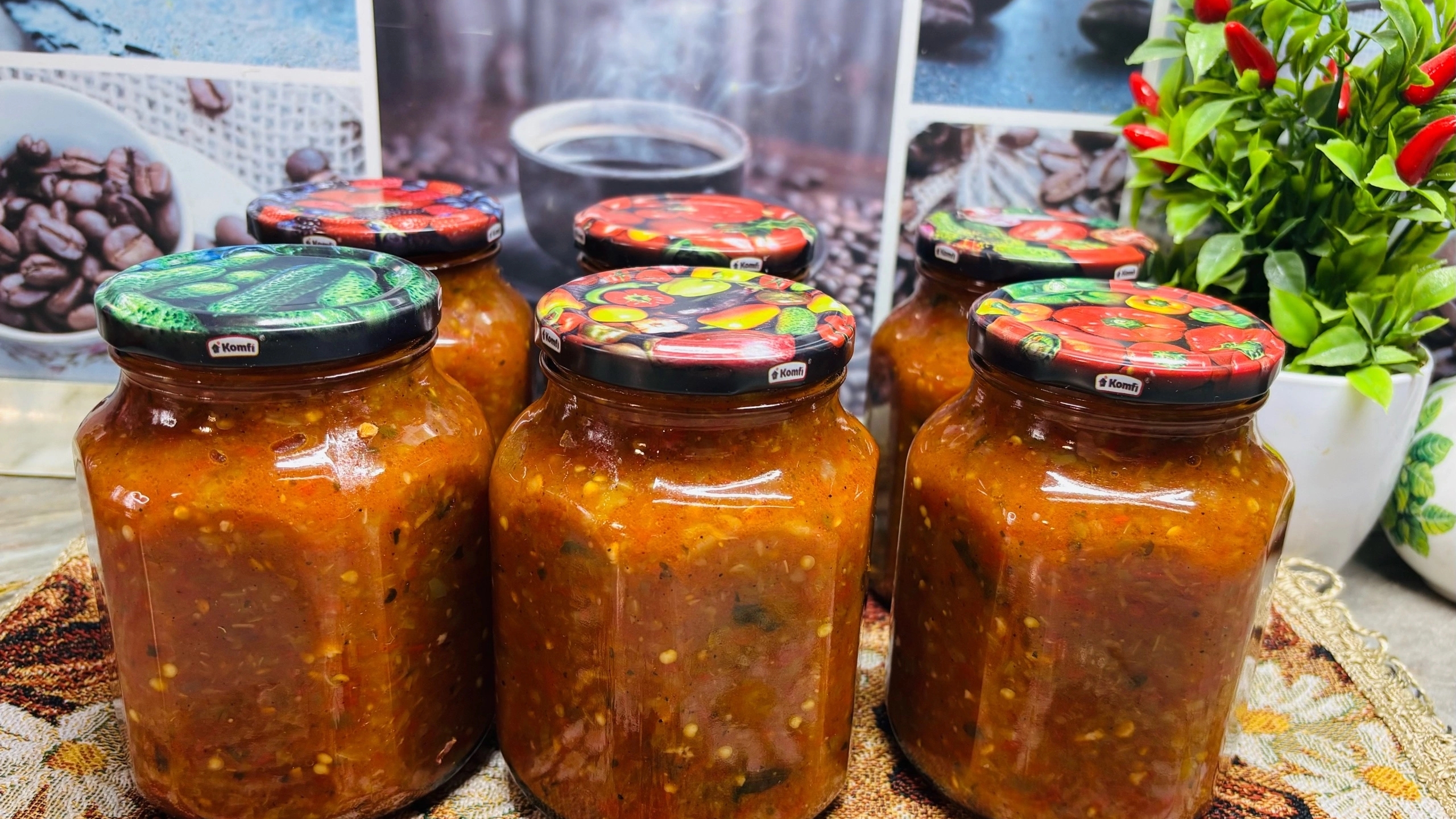 Обалденно Вкусный СОУС из Баклажан и Томатов на Зиму. Готовьте сразу много, съедается мгновенно!!