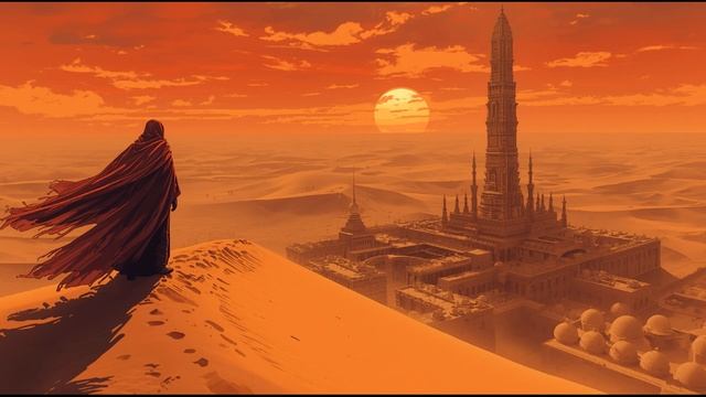 Desert Nomad Obelisk 🌅 2-Hour Sci-Fi Ambience ｜ Buried City Soundscape ｜ Atmospheric ｜ Isolated