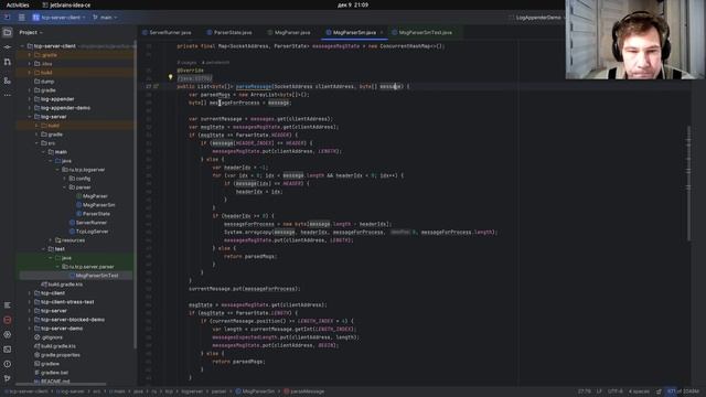 TCP Log-сервер на java (NIO) смотреть онлайн