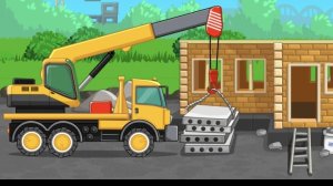 СОБИРАЙ МОЩНЫЙ КРАН 🚨⛽🚨|🚨 Развивающее видео🚘