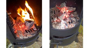 печь в гараж 2. Из трубы. своими руками. Продолжение.