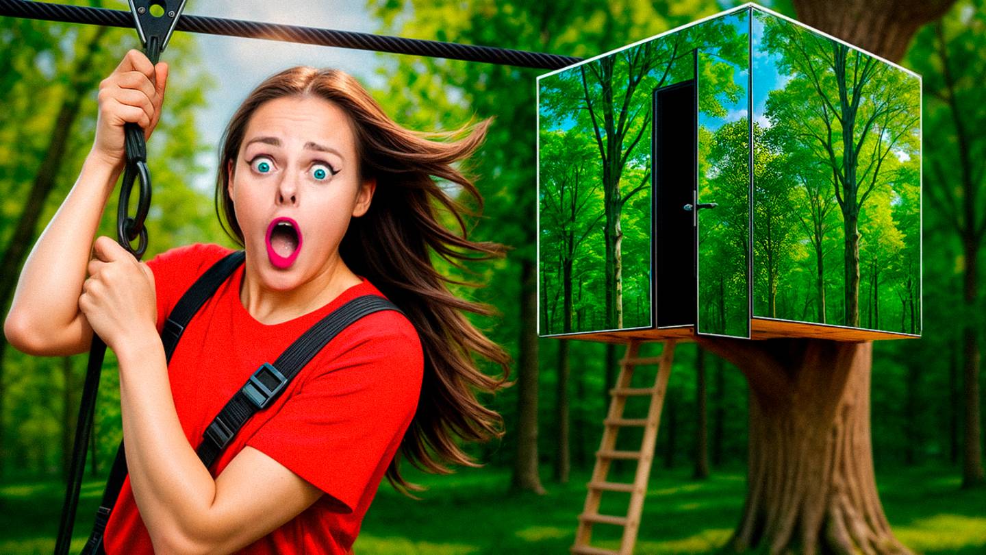 Я Нашла СЕКРЕТНЫЙ СТЕКЛЯНЫЙ ДОМ НА ДЕРЕВЕ в Реальной Жизни ! смотреть онлайн