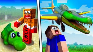 ЭВОЛЮЦИЯ БОМБАРДИНО КРОКОДИЛО! ОТ МАЛЫША ДО МОНСТРА В МАЙНКРАФТ!