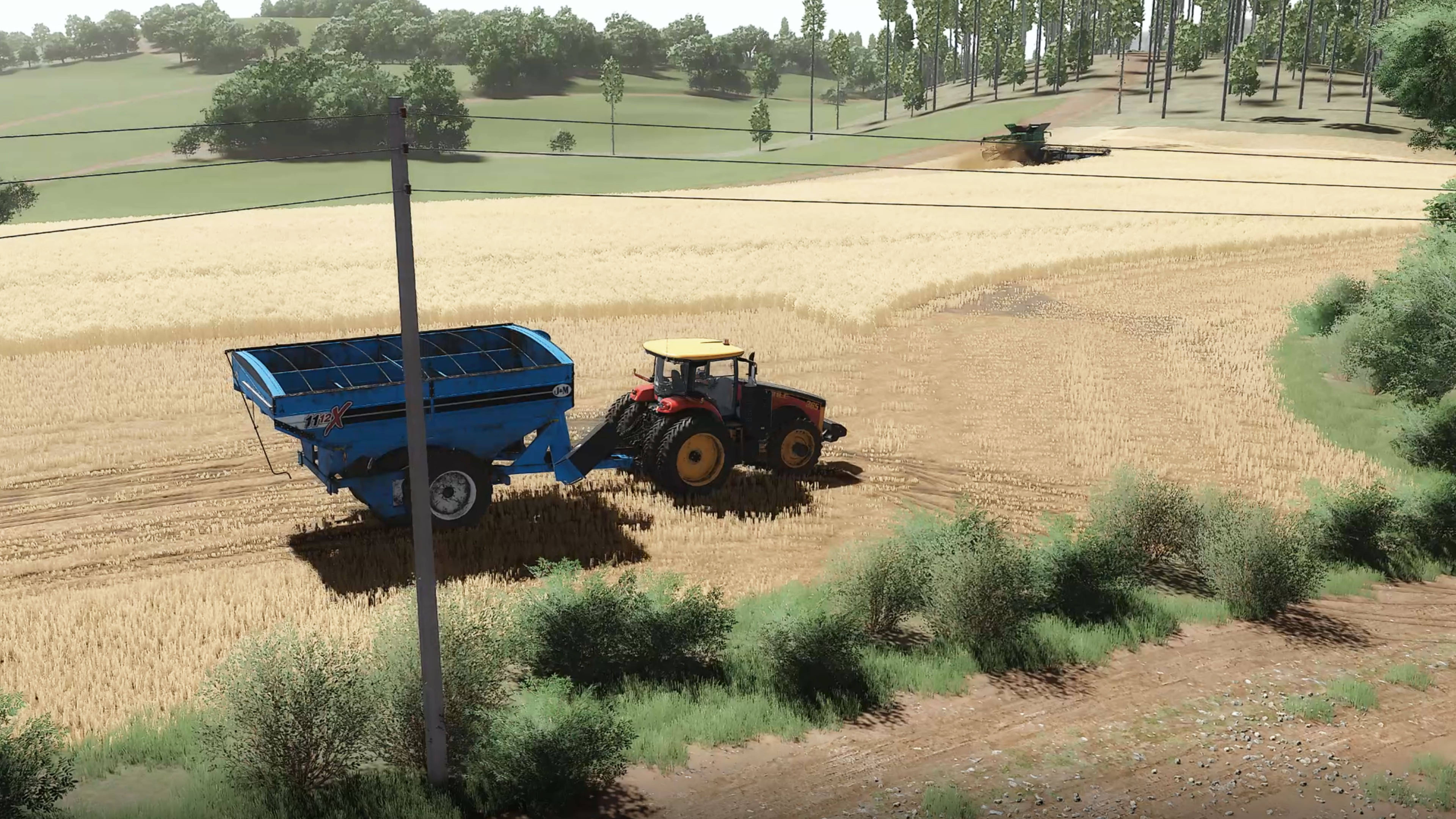 John Deere X9 1100, Versatile 385, Грузовик International LT515, Rancho Fundo FS25 смотреть онлайн