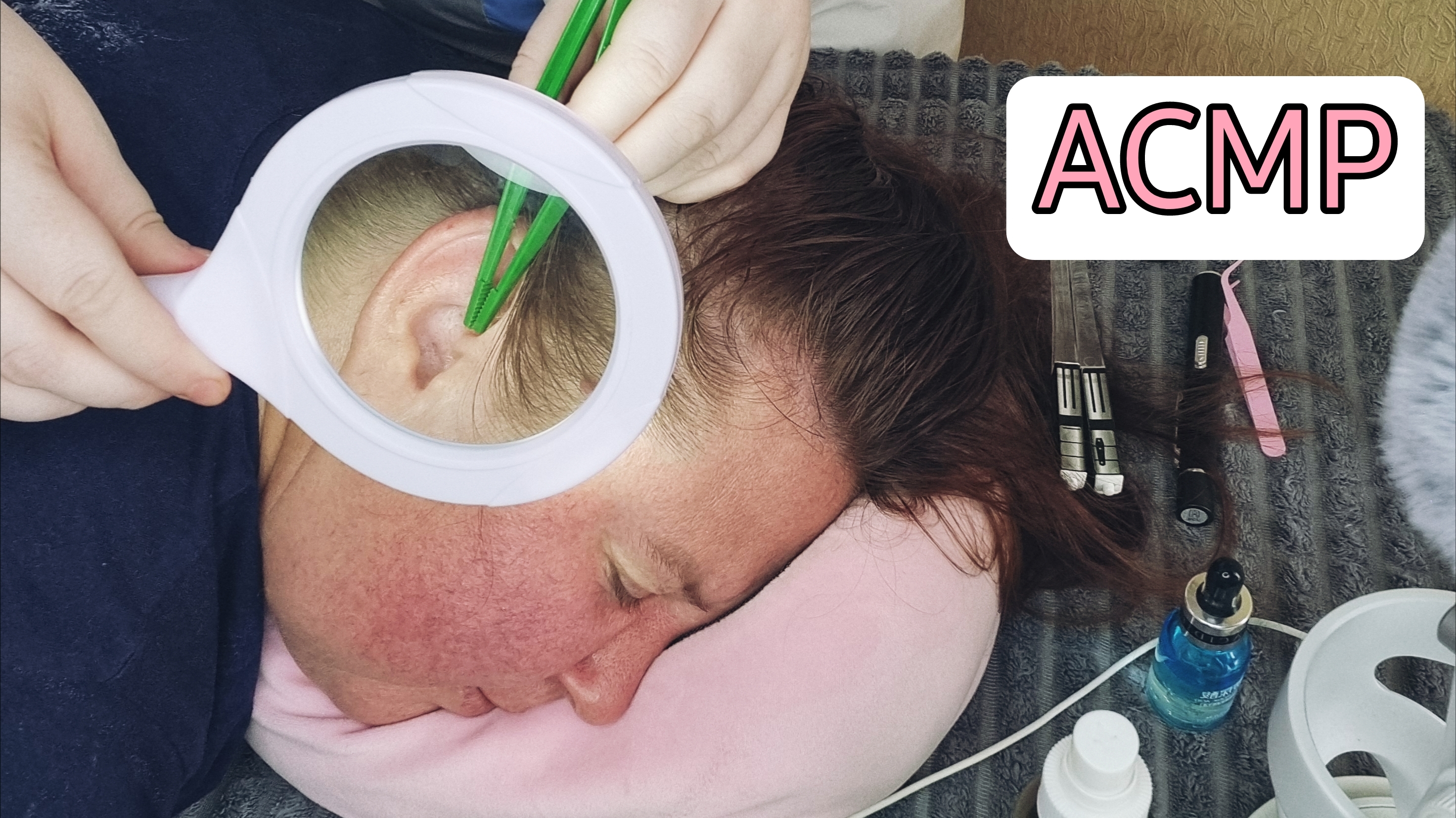 АСМР/Массаж и осмотр головы