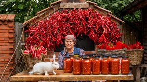 Сезон Красного Перца В Деревне - Домашний Острый Соус 🌶️...