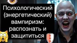 Психологический (энергетический) вампиризм: распознать и защититься. Руководство