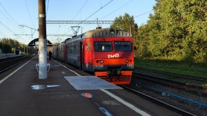 Поездка на ЭТ2М 041 Капитолово - Санкт-Петербург Ладожский вокзал [4K UHD]