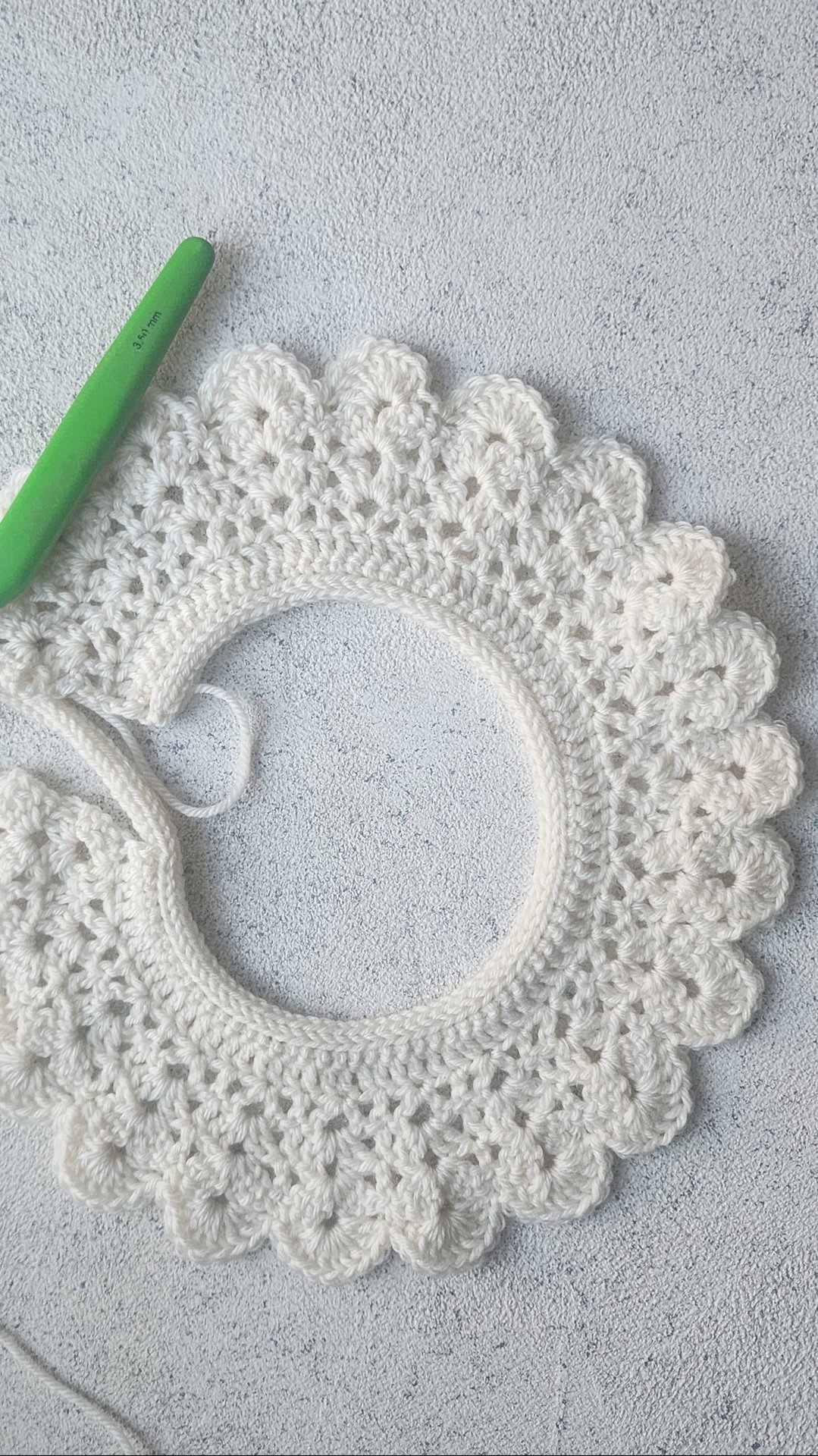 Заключительный ряд для всех размеров