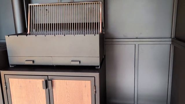 Угловая мангальная зона. Компания BBQ-zone62.ru