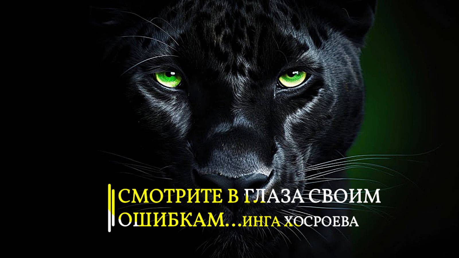СМОТРИТЕ В ГЛАЗА СВОИМ ОШИБКАМ …ИНГА ХОСРОЕВА смотреть онлайн