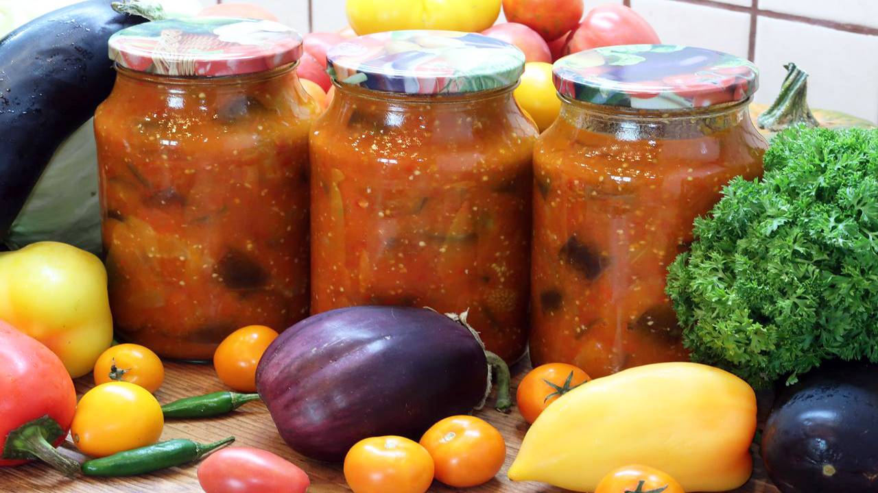 Баклажаны в аджике на зиму. Самая вкусная заготовка из баклажанов на зиму смотреть онлайн