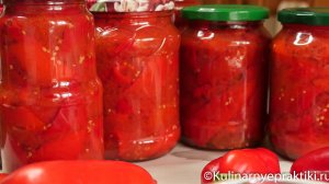 Сладкий перец с помидорами на зиму. Понравится любителям венгерского лечо