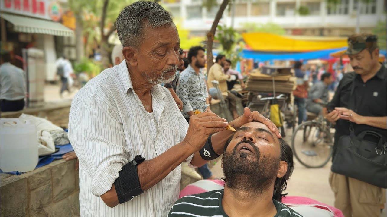ASMR Ultimate STRESS KILLER Indian Head Massage By Waris Barber ｜ India Ka ASMR смотреть онлайн