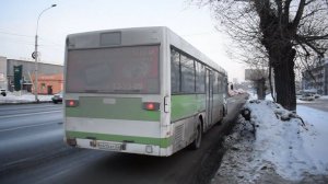 Автобус Mercedes-Benz O405 (Н 415 ХР 22). Покатушки по Барнаулу.