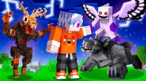 😨 Майнкрафт но МОНСТРЫ из 99 Ночей в Лесу Проходят Майнкрафт За Тебя!