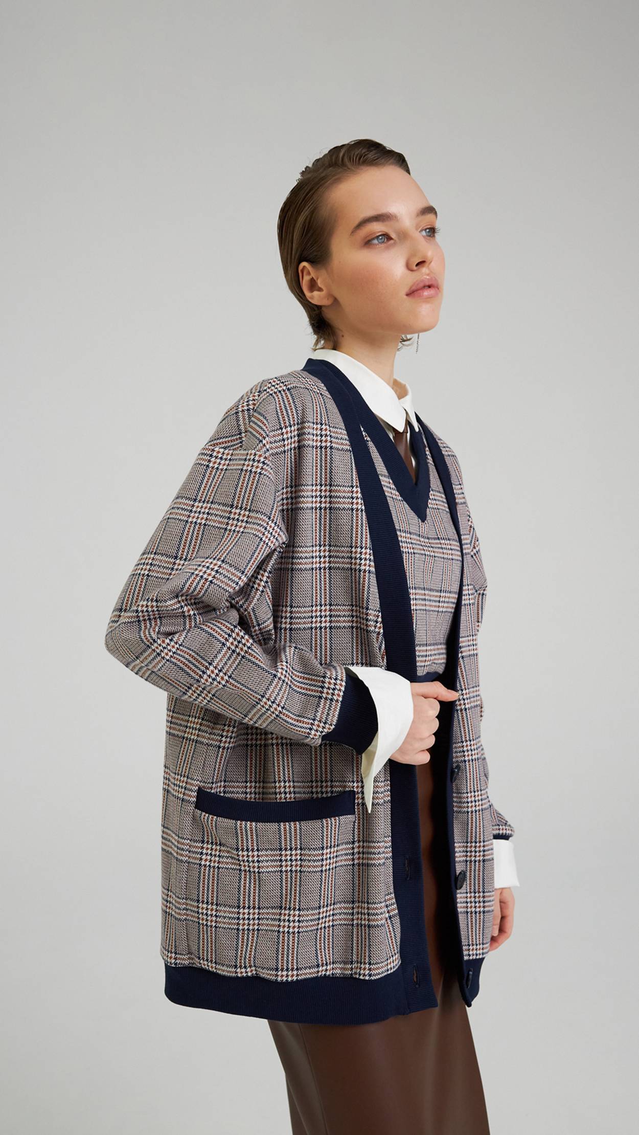 Кардиган, выкройка №1005 смотреть онлайн