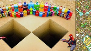 Мультики для детей Эксперимент: мощное извержение зубной пасты из ямы. Мультики эксперименты