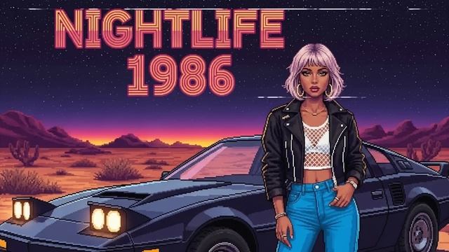 Synthwave Dreams In Fluorescent Motion