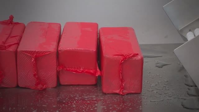 Линия упаковки сыра в пакеты для созревания или мяса в вакуумные пакеты