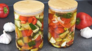 Мой фирменный маринованный Салат, который готовится САМ! Свекровь даже рецептом пользуется!