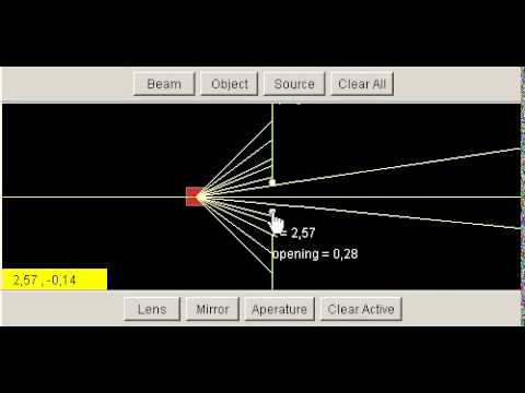 Выходная апертура светильника